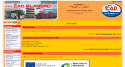 Desktop Screenshot of cadblansko.cz