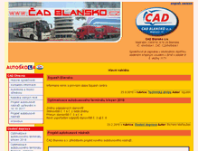 Tablet Screenshot of cadblansko.cz
